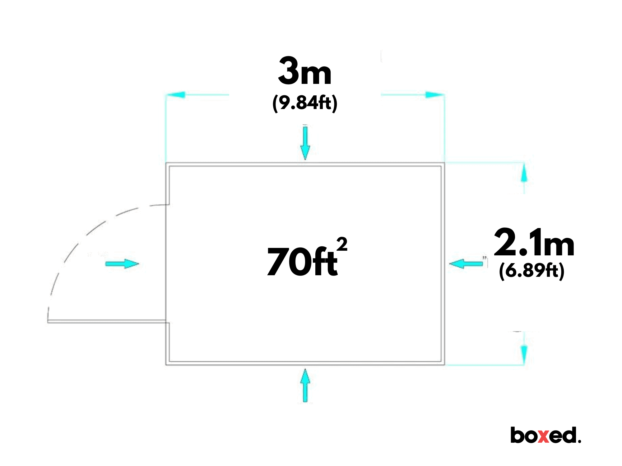 3M (70ft²) Storage Box - Southport