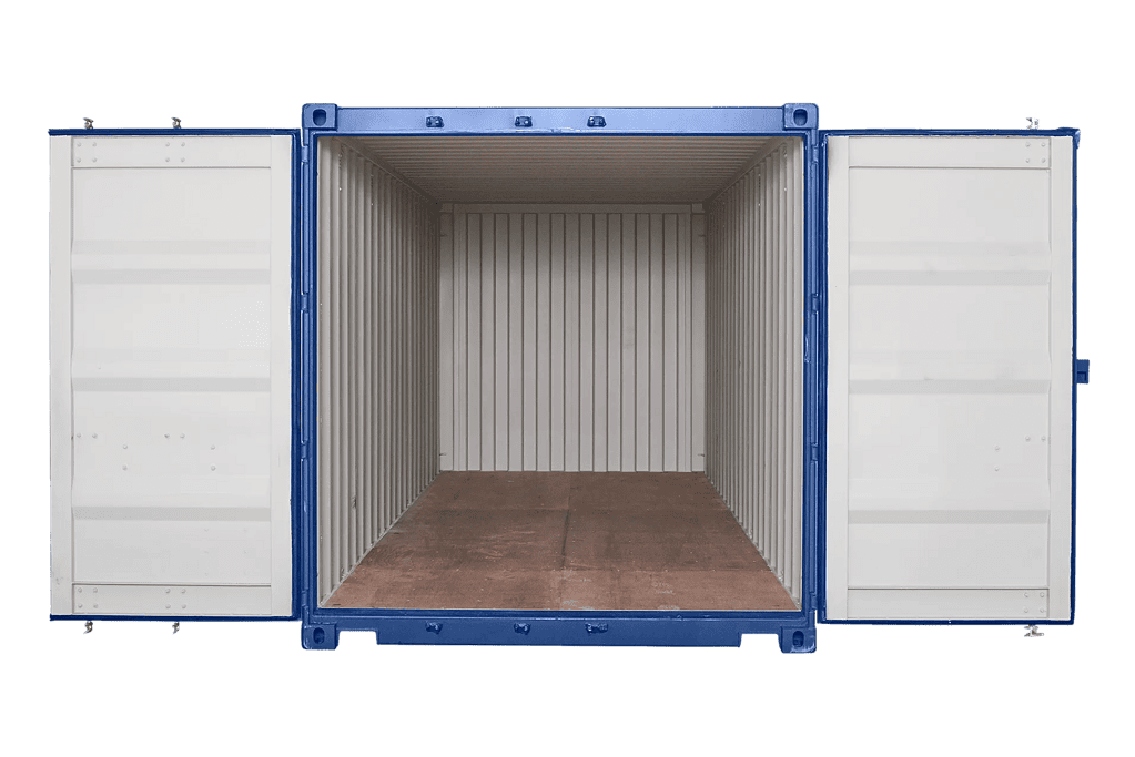 20ft Garston Storage Unit Doors Open